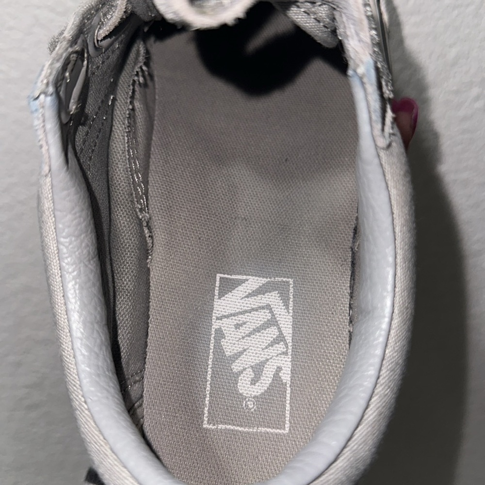 Vans Velcro Gray Shoes Sneakers - Picture 9 of 14